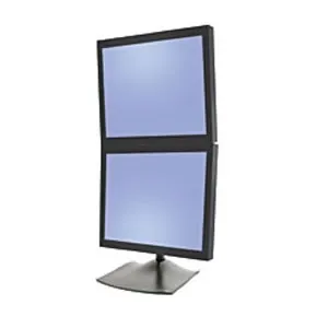 DS100 SERIE 2X LCD FREESTAND/BLACK 28IN VERTICAL HIGHT 2 CLAM