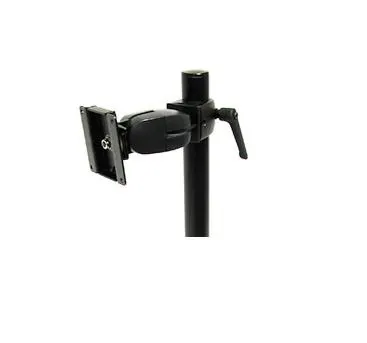 POLE CLAMP DOUBLE PIVOT/W/ P/L BLACK
