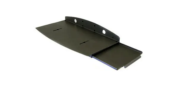 KEYBOARD TRAY BLACK/SLIDING MOUSE TRAY + WRIST WREST
