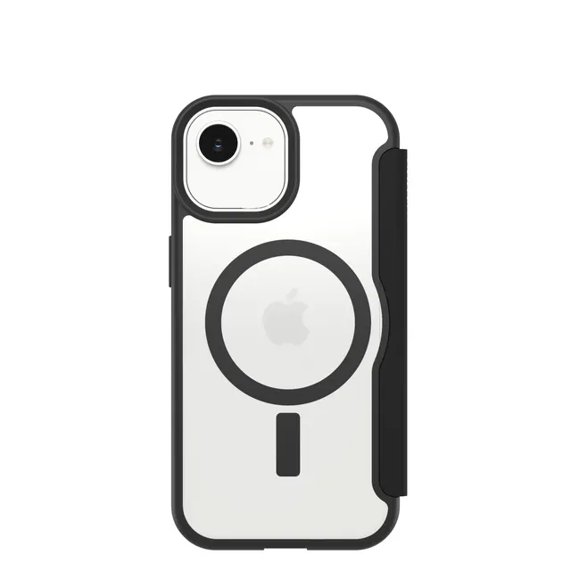 REACT FOLIO MS IPHONE 17E/16E/BLACKCRYSTAL-CLEAR/BLACK-PROPACK