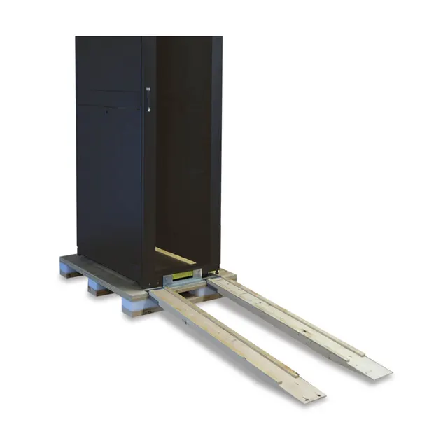 48U SmartRack Standard-Depth Rack Enclosure Cabinet with doors, side panels & shock pallet packaging
