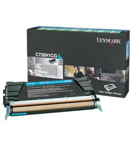 RET. PROGR. TONER CARTR. CYAN/CYAN 10K PGS F/C736/ X736/ X738