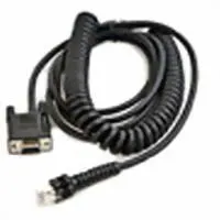 Cable, RS-232, 25P, Male, CBX800 Power Off Terminal, Coiled, 12 ft.