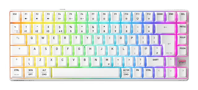 K33 COMPACT FS WIRELESS/KEYBOARD WHITE UK-ENGLISH