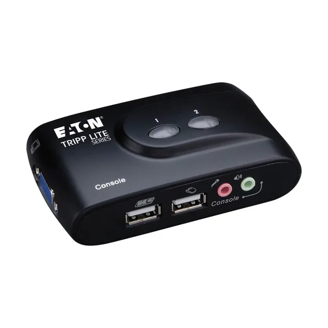 2-PORT COMPACT USB KVM SWITCH/WITH AUDIO AND CABLE
