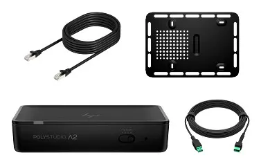 HP POLY STUDIO A2 AUDIO BRIDGE/W/ CAT6A AND MIC EXTENSION CABLE