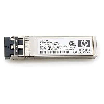 HPE StorageWorks 8Gb Short Wave Fibre Channel SFP+ 1 Remanufactured Pack
