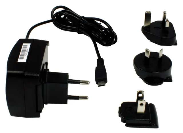 Power Supply for Single Slot Dock, regional plugs included.