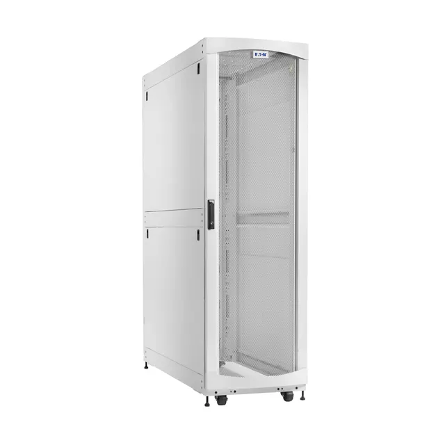 Eaton SmartRack 48U Extra-Deep Standard-Width Heavy-Duty Rack Enclosure Cabinet for AI Servers, White