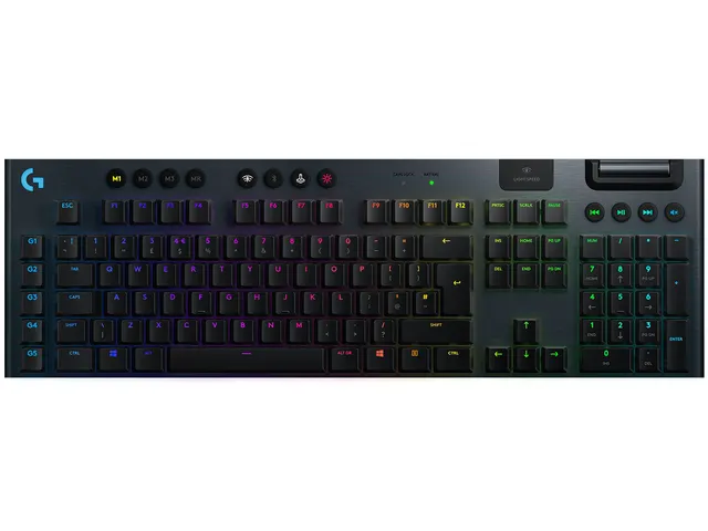 G815 LIGHTSYNC RGB GL CLICKY/CARBON UK 2.4GHZ/BT N/A INTNL973