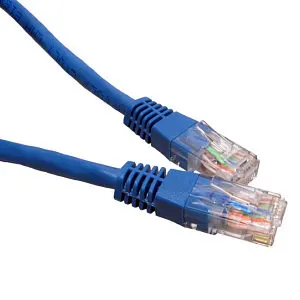 HPE 0.9M Blue CAT6 STP Data Remanufactured Cable