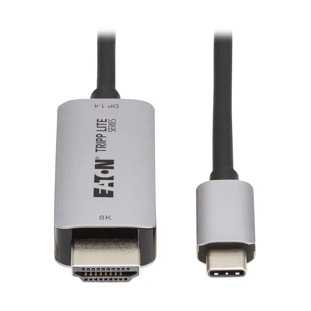 USB-C to HDMI Active Adapter Cable (M/M) - 8K 60 Hz, 4K 144 Hz, HDR, 4:4:4, HDCP 2.3, Black, 3 ft. (0.9 m)