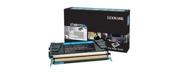 RETURN TONER CARTRIDGE CYAN/F/ X748 10K PGS