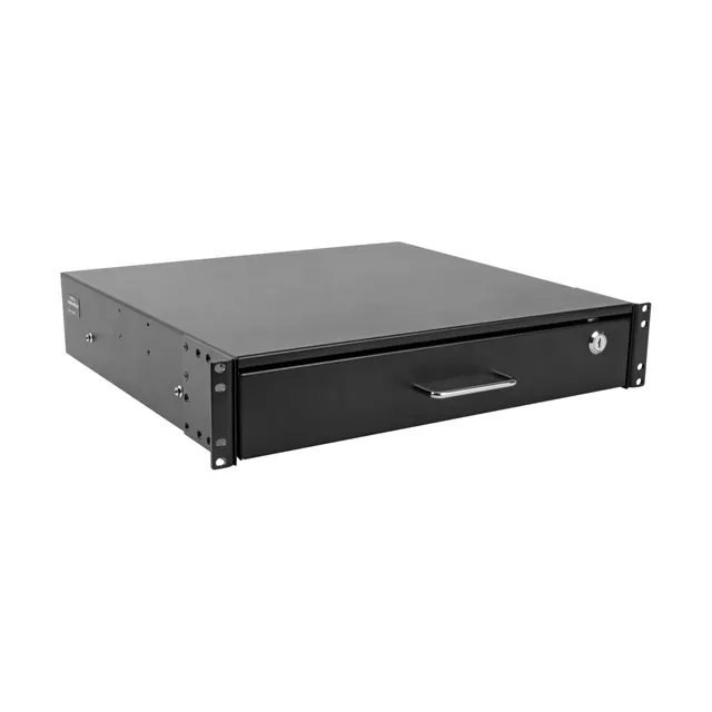 2U RACK-MOUNT STORAGE DRAWER/LOCKING 22 KG CAPACITY
