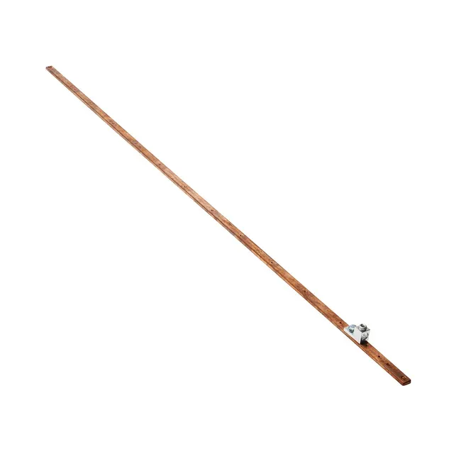 COPPER BUS GROUNDING BAR FOR/24U AND 25U RACKS