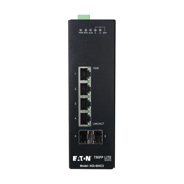 4-PORT LITE MANAGED INDUSTRIAL/GIGABIT ETHERNET SWITCH - 10/100