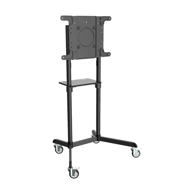 Rolling TV/Monitor Cart for 37" to 70" Flat-Screen Displays, Rotating Portrait/Landscape Mount