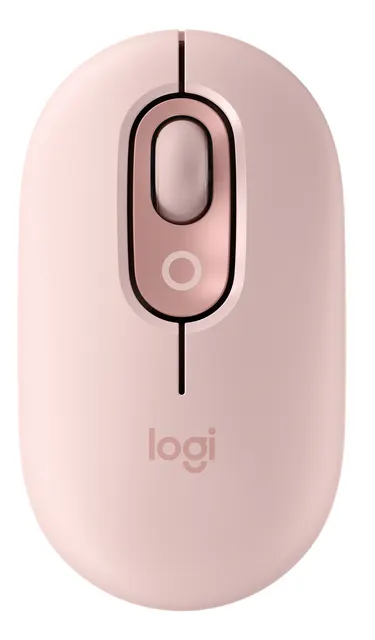 POP Mouse with emoji - ROSE - EMEA28i-935