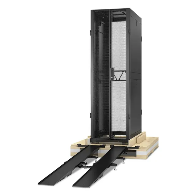 APC NetShelter SX, Server Rack Enclosure Gen 2, Shock Packaging, 2500 lbs, Black, 48U x 600W x 1200D