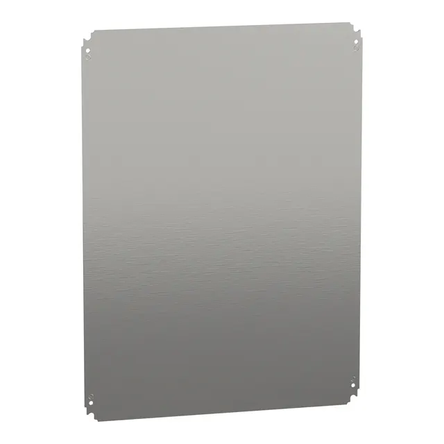 Plain mounting plate H800xW600mm made of galvanised sheet steel