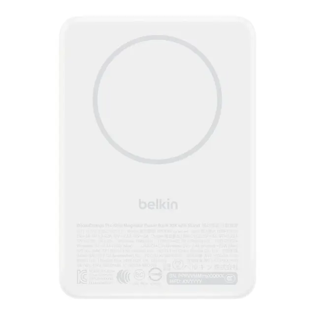 BOOSTCHARGE SLIM MAGNETISCHE PO/BANK 10.000MAH QI2 15 W WEI
