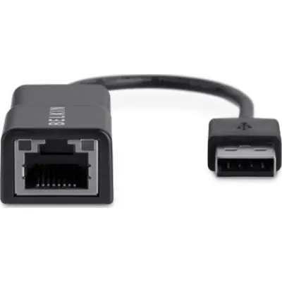 USB 2.0 F/ETHERNET ADAPTER 12CM/BLACK