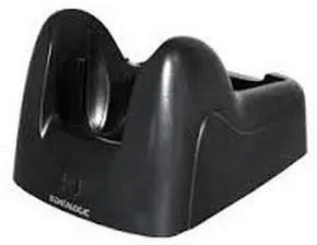 Single Slot Desk Mount Dock with Spare Battery Charging Slot. High-Retention USB Type B (client only) and RS232 ports. Includes Power Supply with Regional Plugs and USB Cable.