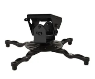 SYSTEM 2 - Projector Ceiling Mount with Micro-adjustment, czarny, bez słupa