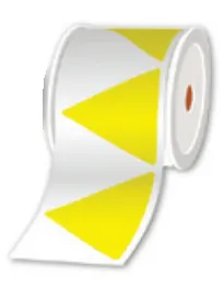 PRE-CUT AND PRE-PRINTED DANGER/ROLLS 100MM X 30ML - PER ROLL OF