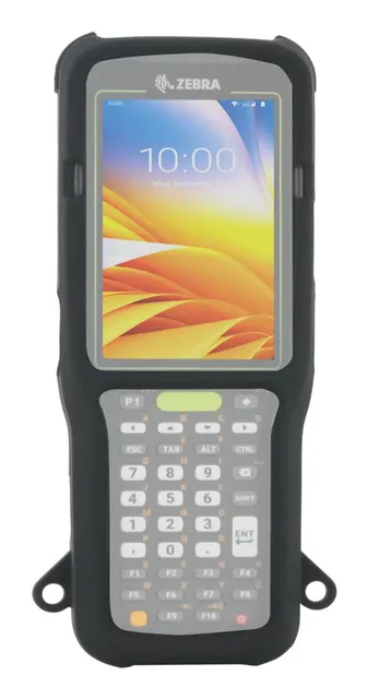 SILICONE RUGGED CASE FOR ZEBRA/MC3400 - MC3450 - BLACK - SOFT B
