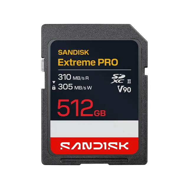Karta pamięci SDXC SanDisk Extreme PRO UHS-II V90 512GB (310/305 MB/s)
