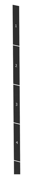 Package of Four RMU Labels Descending