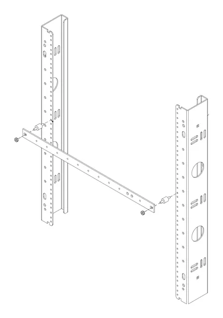 Copper Bus Bar for 19 in mounting