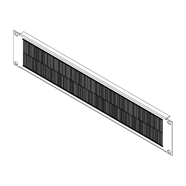 Filler Panel for 19 in Mounting 2 RMU, 2U