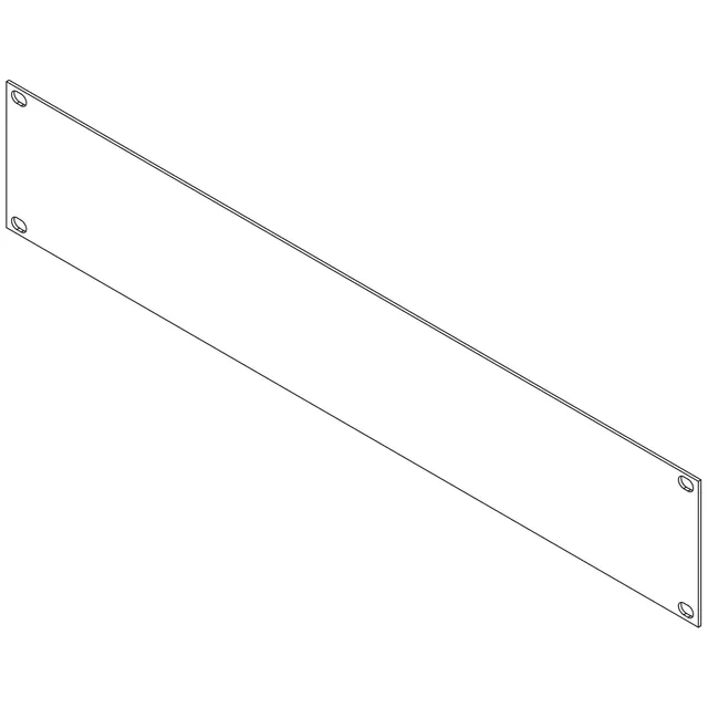 Filler Panel for 19 in Mounting 2 RMU, 2U