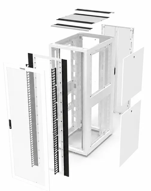 Vertiv Rack Extreme 48U 800 1200 White Shock Pallet, 48U, 800×1200 mm, biały, paleta antywstrząsowa
