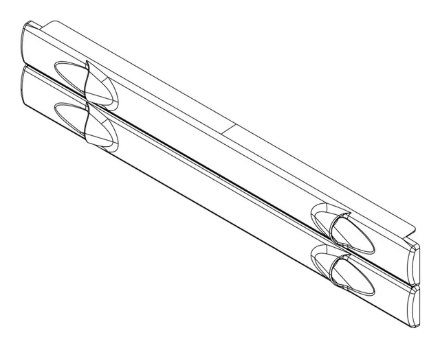 Filler Panel for 19 in Mounting 2 RMU, 2U
