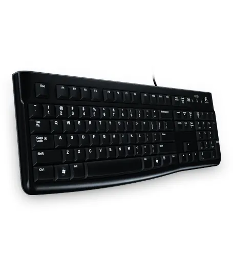 K120 Corded Keyboard - BLACK - ETI - INTNL-973