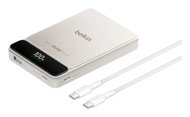 ULTRACHARGE PRO POWER BANK/10000MAH PD60W WITH BOOSTSOLID, piaskowy