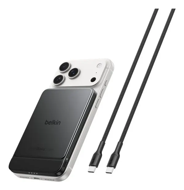 ULTRACHARGE PRO SLIM MAGNETIC/POWER BANK 5000MAH 15W PD20W, 5000 mAh, czarny