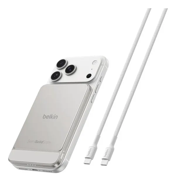 ULTRACHARGE PRO SLIM MAGNETIC/POWER BANK 5000MAH 15W PD20W, 5000 mAh, piaskowy