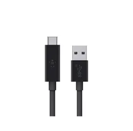 CABLE USB3.1/USB-C TO USB-A/UPTO 10 GBIT/S/ 3000MA/BLACK/1M
