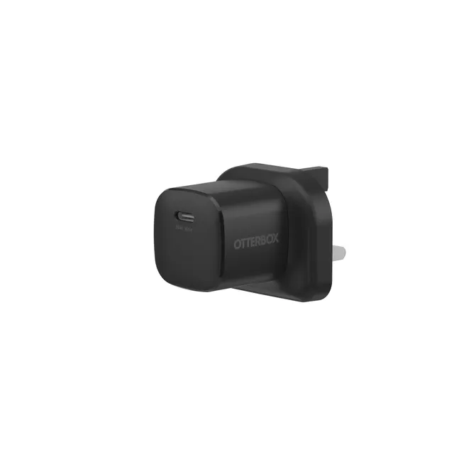 OB STANDARD UK WALL CHARGER 30W/1X USB-C 30W USB-PD BLACK_V2