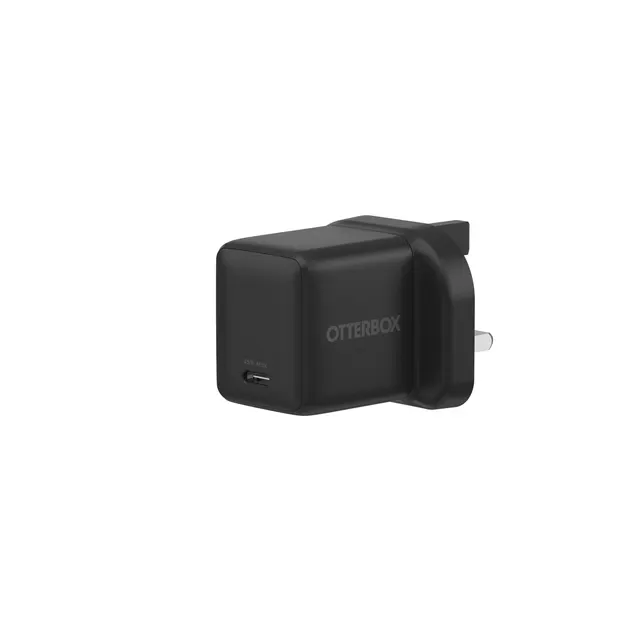 OB STANDARD UK WALL CHARGER 45W/1X USB-C 45W USB-PD BLACK