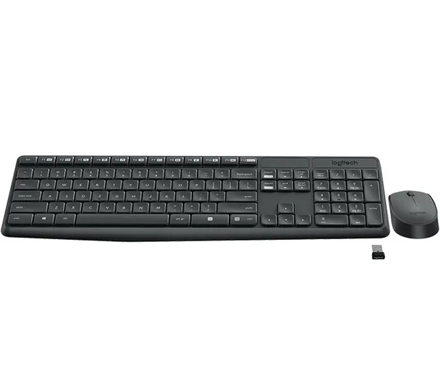 MK235 WIRELESS KEYBOARD / MOUSE/GREY-HEB-2.4GHZ-INTNL