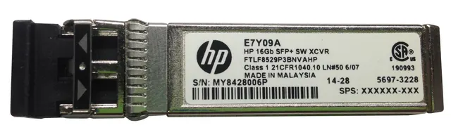 HPE 16Gb SFP+ Short Wave 1-pack Industrial Extended Remanufactured Transceiver