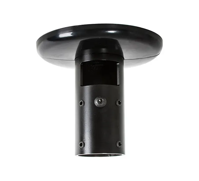 SYSTEM 2 - Heavy Duty Ceiling / Floor Mount (Fixed) for Ø50mm Poles, czarny