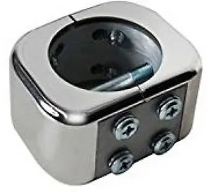 SYSTEM 2 - Heavy Duty Accessory Collar for Ø50mm Poles, chrom