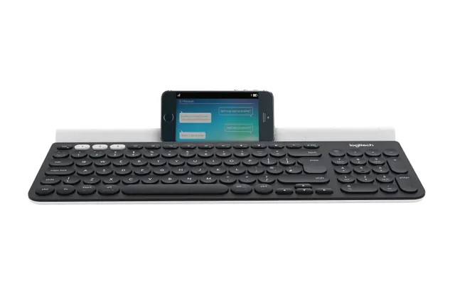 K780 Multi-Device Wireless Keyboard - DARK GREY/SPECKLED WHITE - UK - INTNL-973