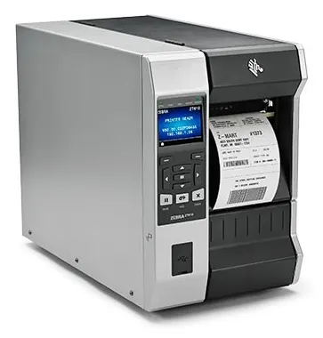 ZT610; 4", 203 dpi, Serial, USB, Gigabit Ethernet, BT 4.0, USB Host, Wireless 802.11 AC Card: Rest of World (ROW), Tear, Color, ZPL